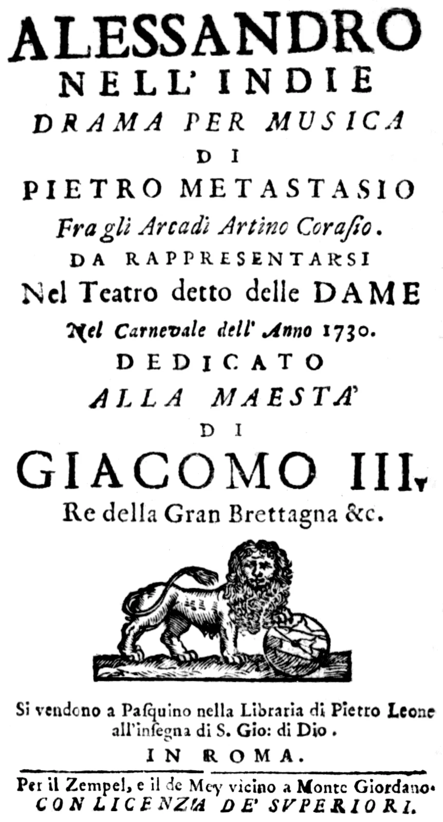 Alessandro nell'Indie