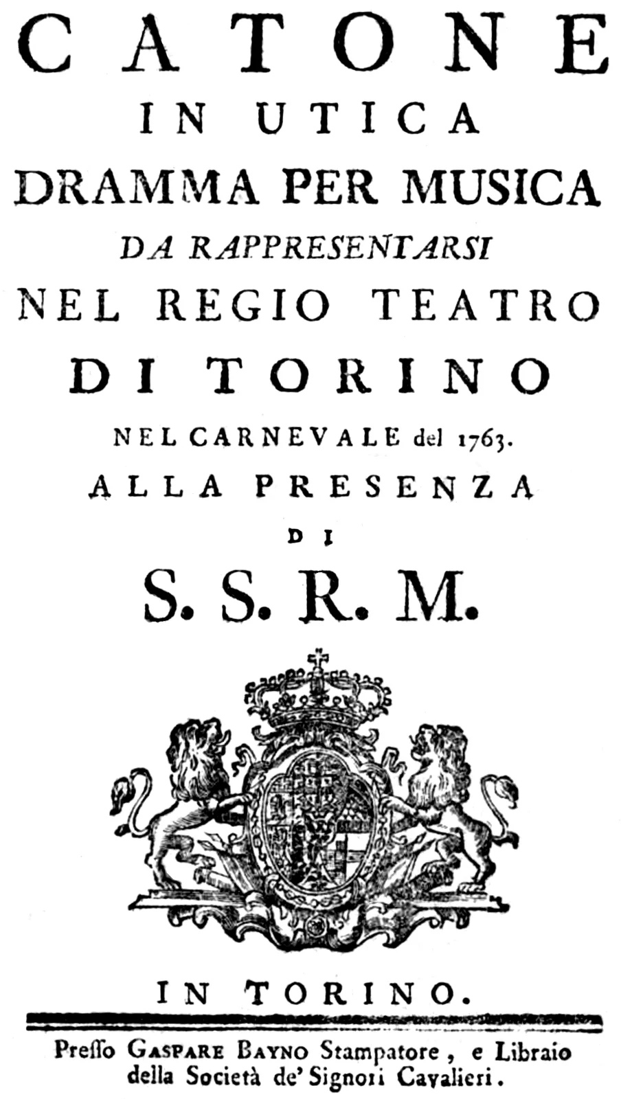 Catone in Utica