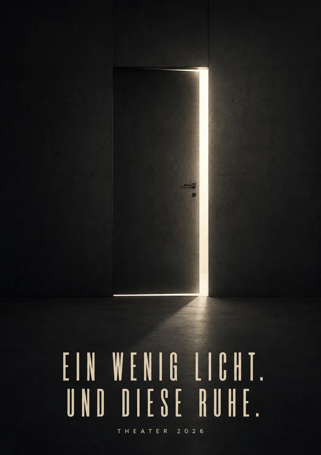 Ein wenig Licht. Und diese Ruhe.