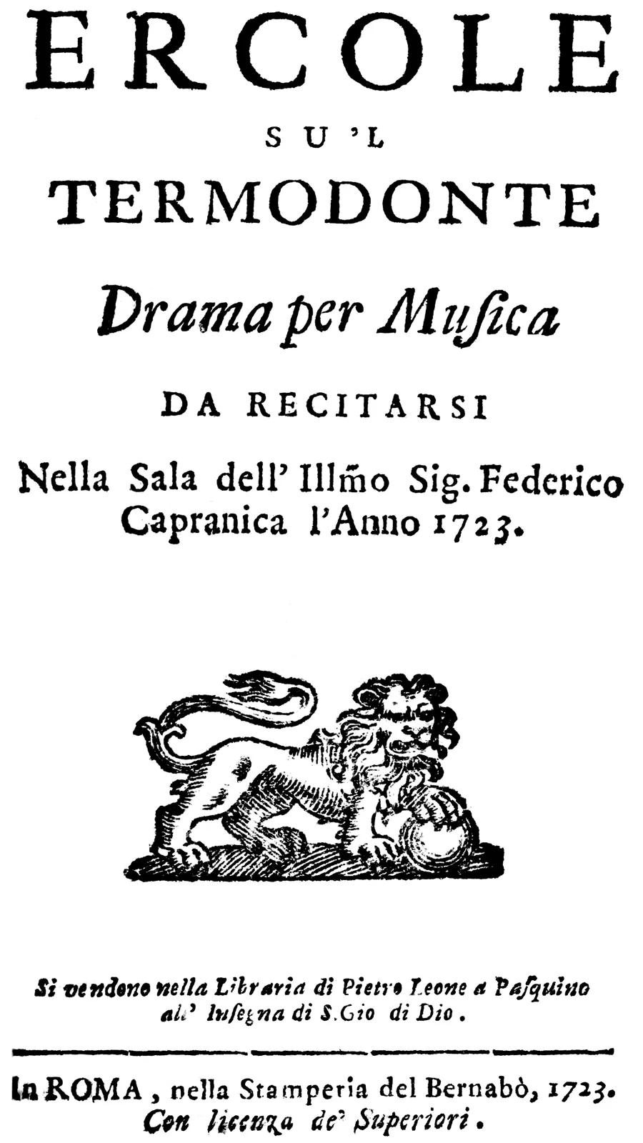 Ercole su'l Termodonte
