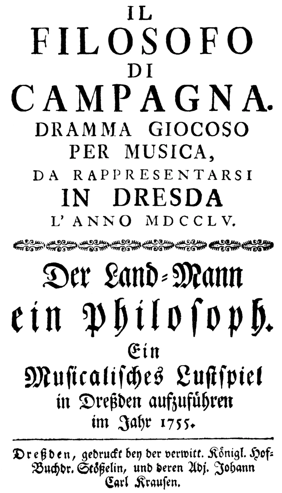 Il filosofo di campagna