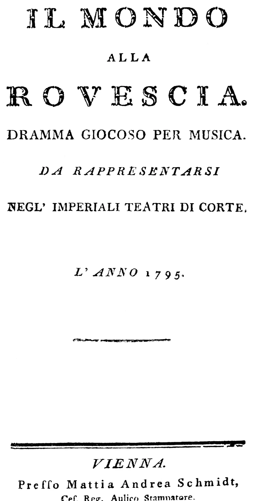Il mondo alla rovescia