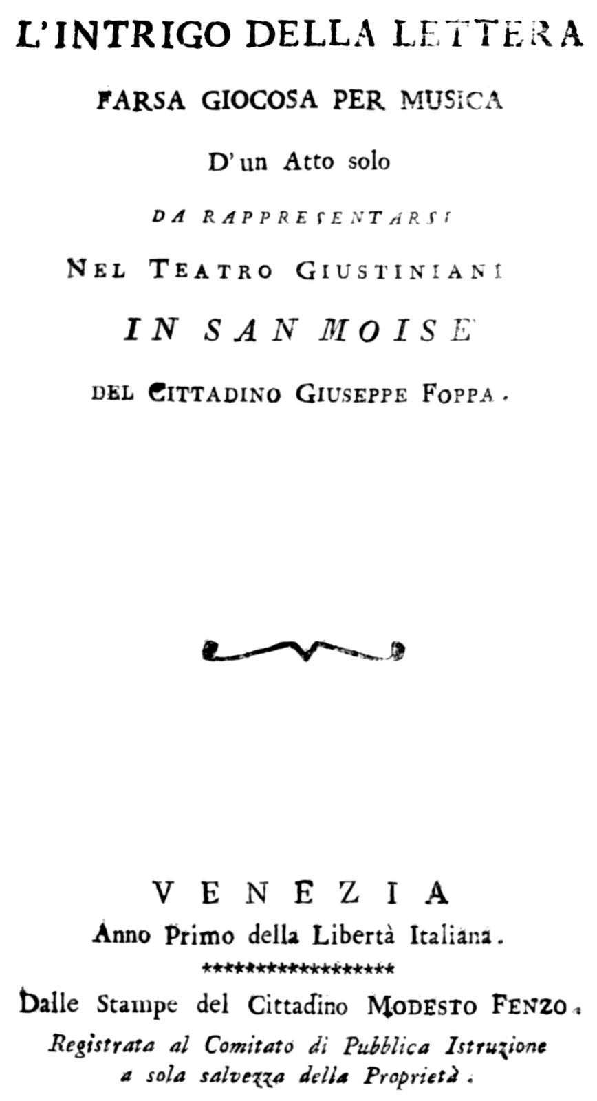 L’intrigo della lettera