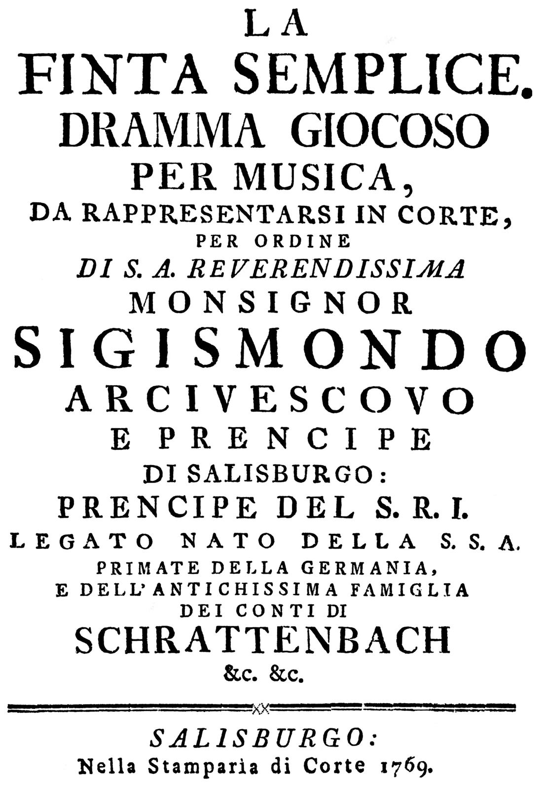 La finta semplice