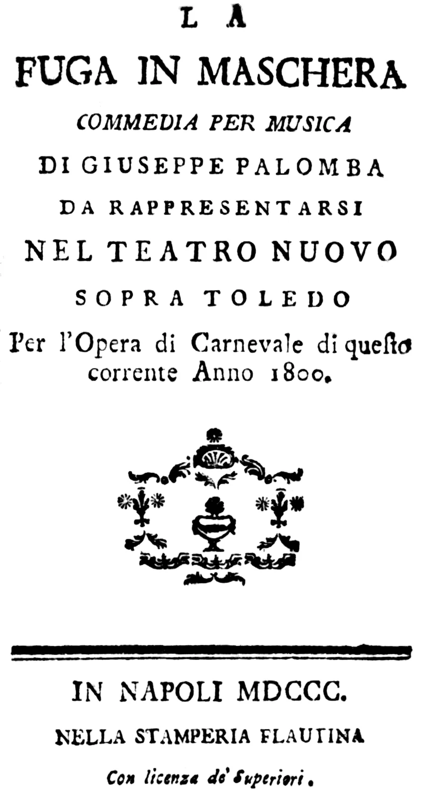 La fuga in maschera