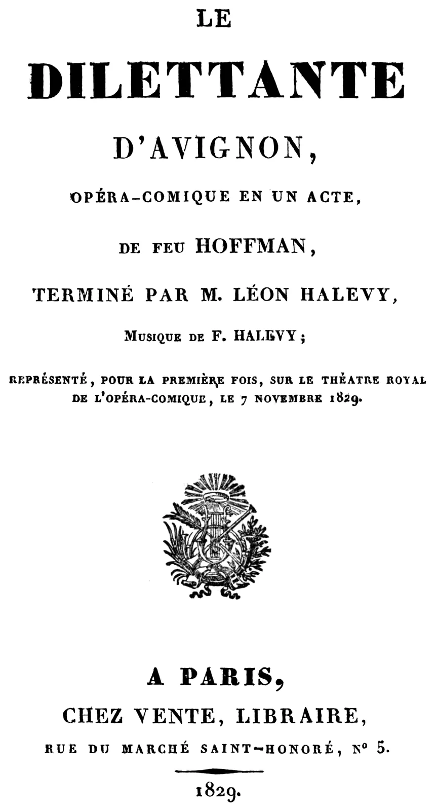 Le dilettante d'Avignon