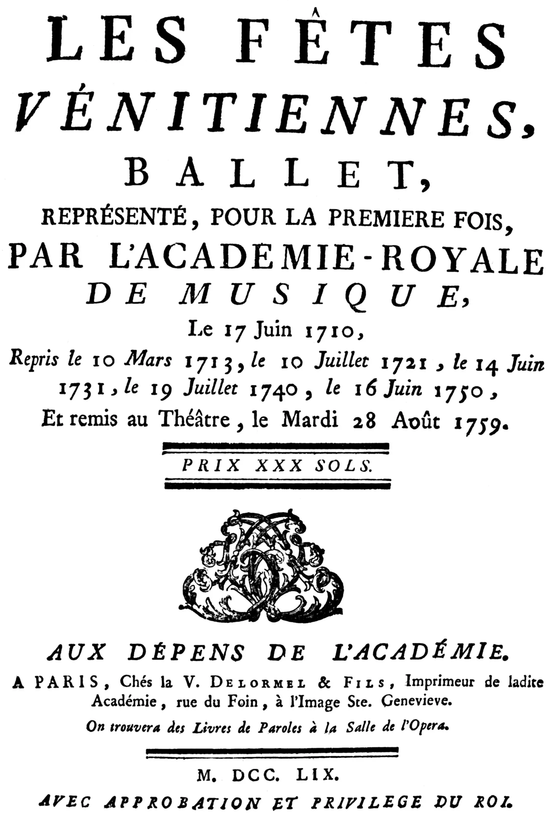 Les fêtes vénitiennes